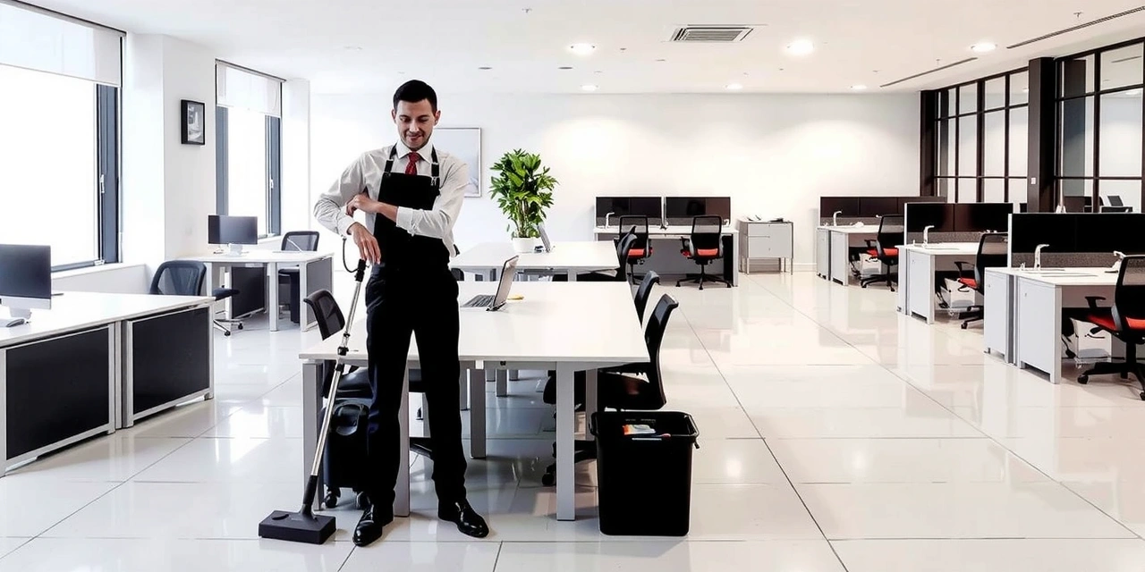 Imagine curățenie comercială