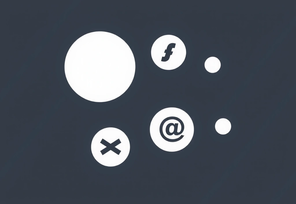 Ilustrație abstractă a proprietății intelectuale, cu simboluri de copyright și mărci înregistrate într-un design modern și curat.